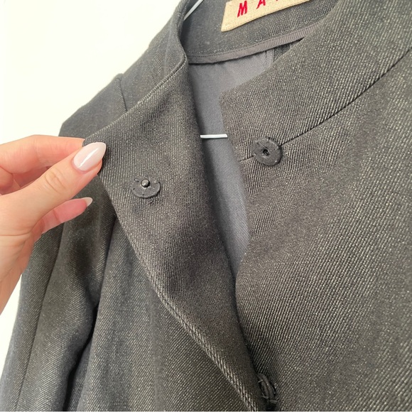 Marni Wool Linen Short Jacket Woman's Size 40 - Picture 2 of 6